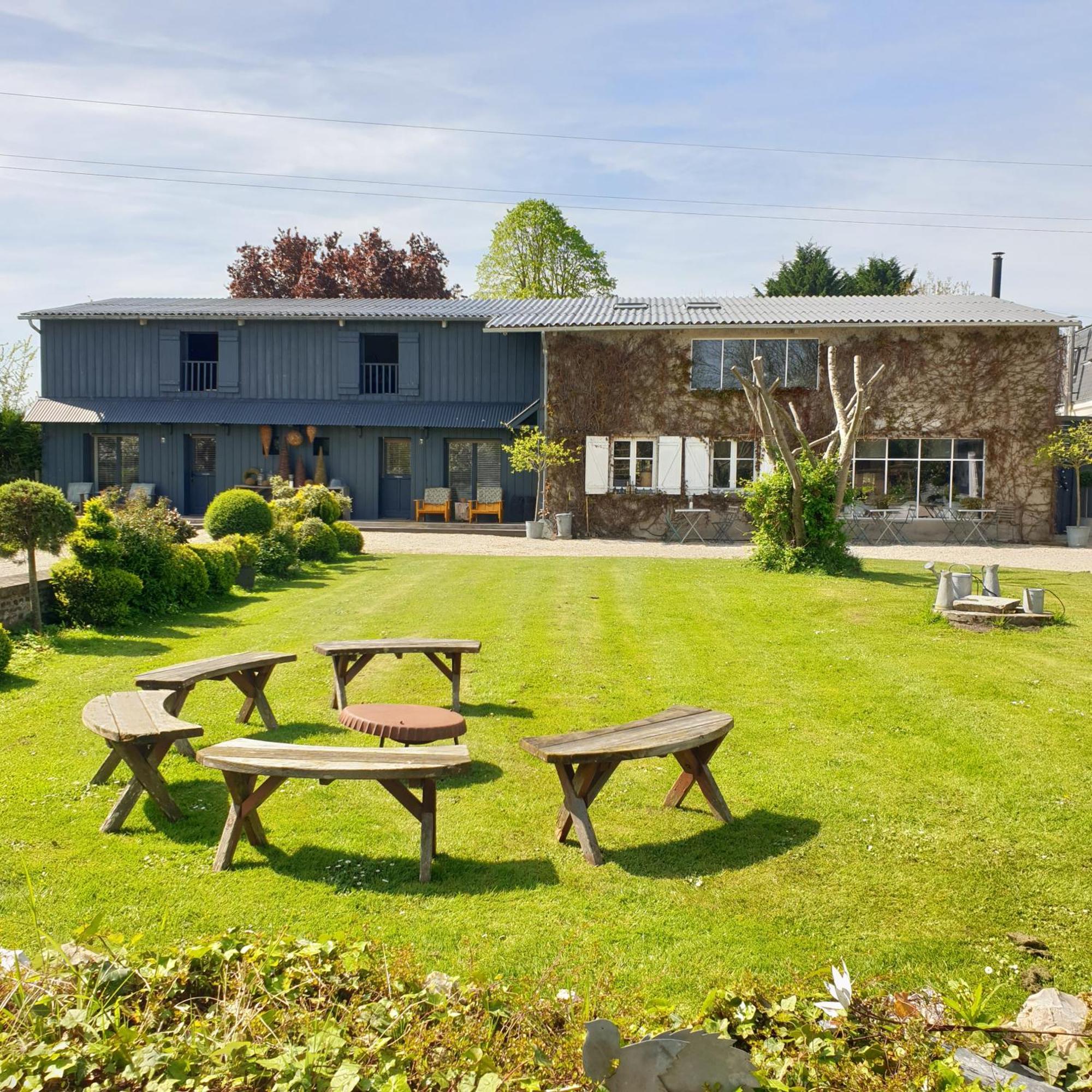 Par Hasard Ou Pas Bed & Breakfast Saint-Martin-aux-Chartrains ภายนอก รูปภาพ